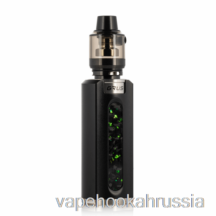 Стартовый комплект Vape Jus Lost Vape Grus 100w, черный / рубленое углеродное волокно